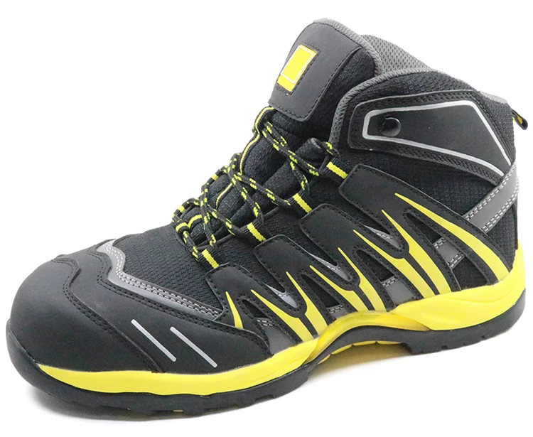 ASTM rubber sole fashionable safety shoes composite toe cap