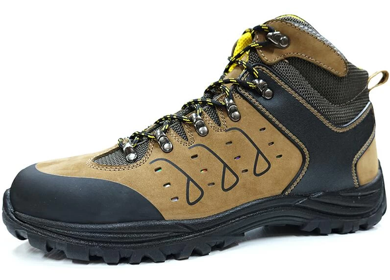 BTA039 Metal free composite toe puncture resistant leather safety boots