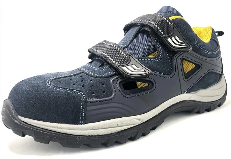 BTA048 oil slip resistant fiberglass toe airport breathable summer safety shoes work