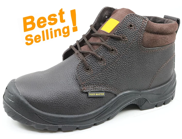 CL001 best-seller de segurança de couro resistente ao couro botas de aço dedo do pé
