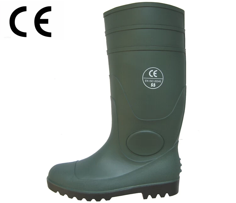 耐化学腐蚀的PVC防水安全雨鞋
