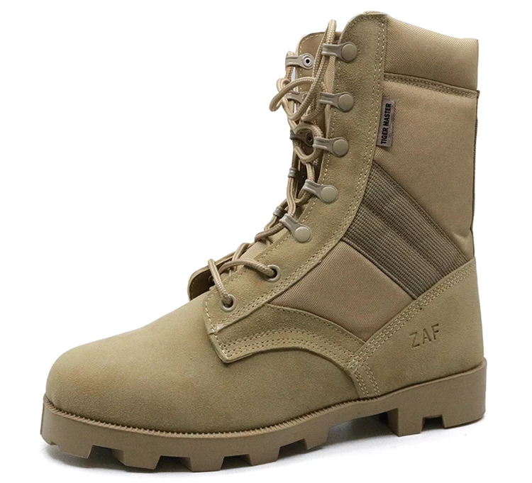 DESERT10 abrasion resistant rubber sole desert military army boots