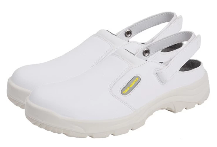 DTA004 microfiber leather white kitchen chef safety shoes