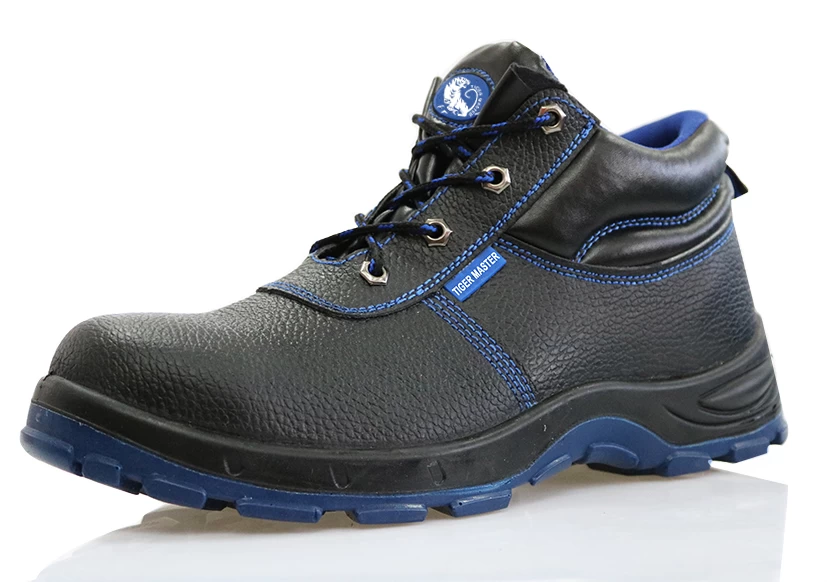 DTA005 genuine leather pu injection safety shoes
