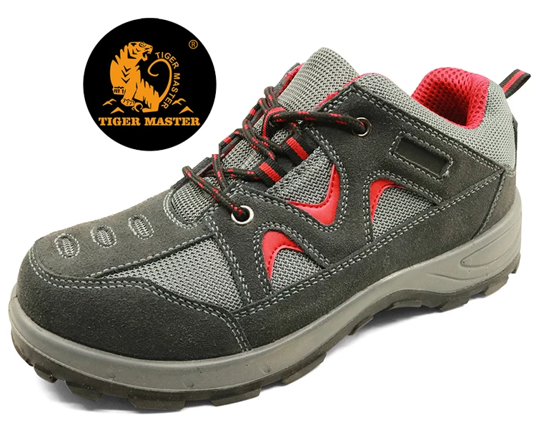 DTA029 CE steel toe cap anti static suede leather sport style safety shoes