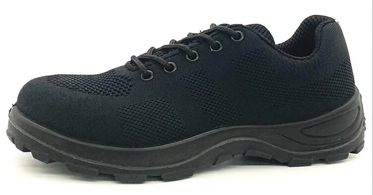 DTA040 black oil slip resistant steel toe puncture proof cheap sport safety shoes to work