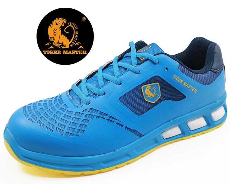 ETPU24 Tiger master marca CE aprobó zapatos de seguridad de moda con punta de material compuesto deportivo