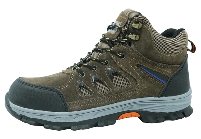 FSR00 s1p anti estática sapatos de segurança de trabalho de camurça de couro