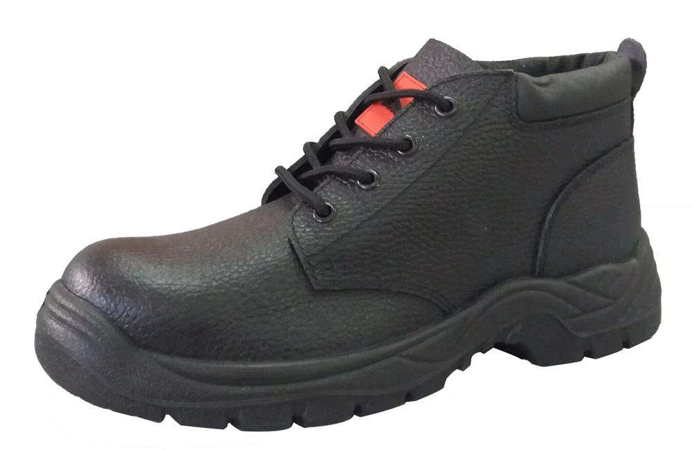 Full genuine leather PU sole safety shoes for chile market
