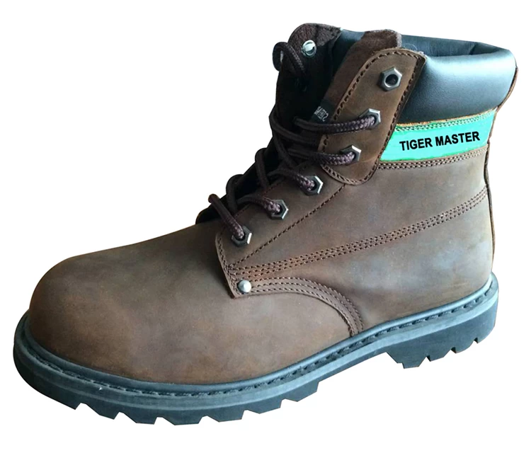 GY003 Genuine leather steel toe goodyear work shoes