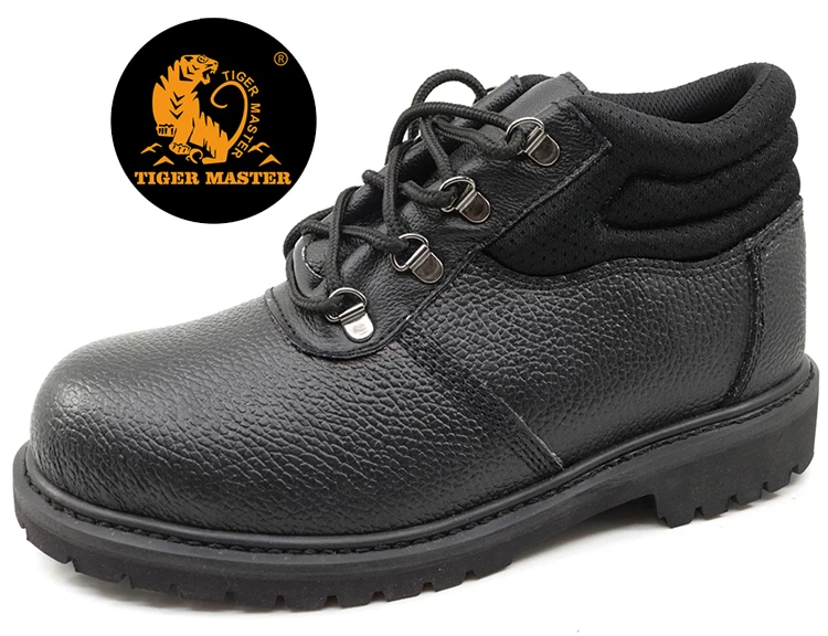 GY009 black steel toe cap oil resistant goodyear safety boots shoes