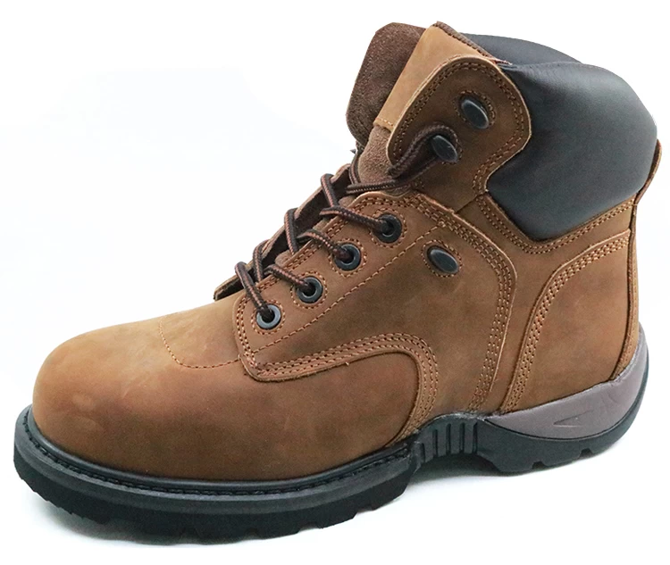 GY014 lightweight steel toe cap goodyear welted safety shoes