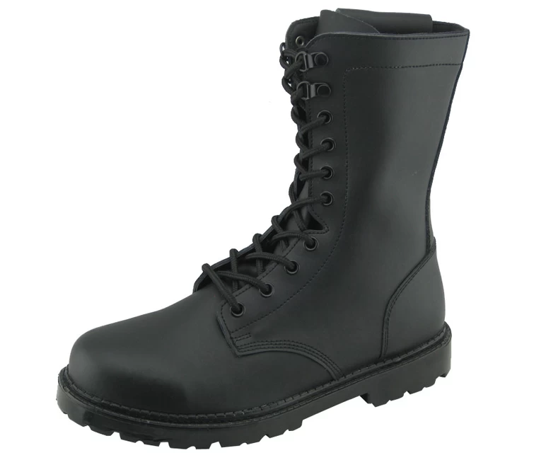 Goodyear welted genuine leather men military army combat boots