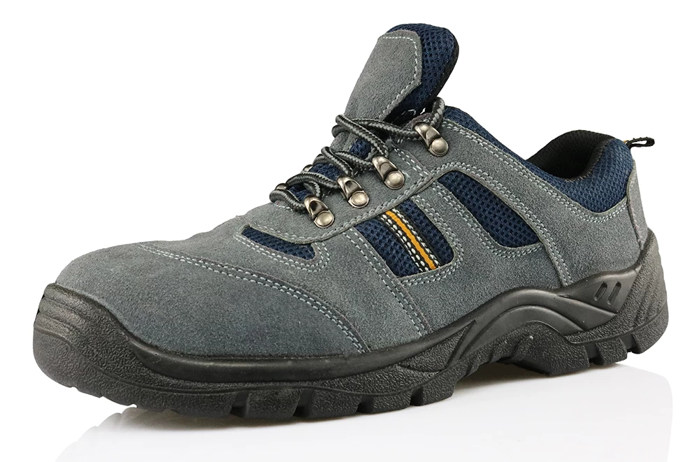 HS5010 suede leather steel toe sport safety shoes