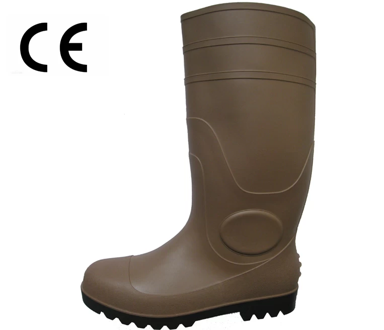 Hohe Schnitt CE Standard-Kunststoff regen Stiefel