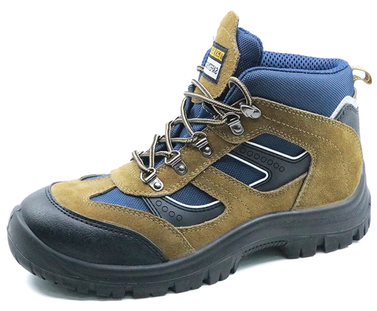 JK001H high ankle oil resistant steel toe cap sport shoes safety