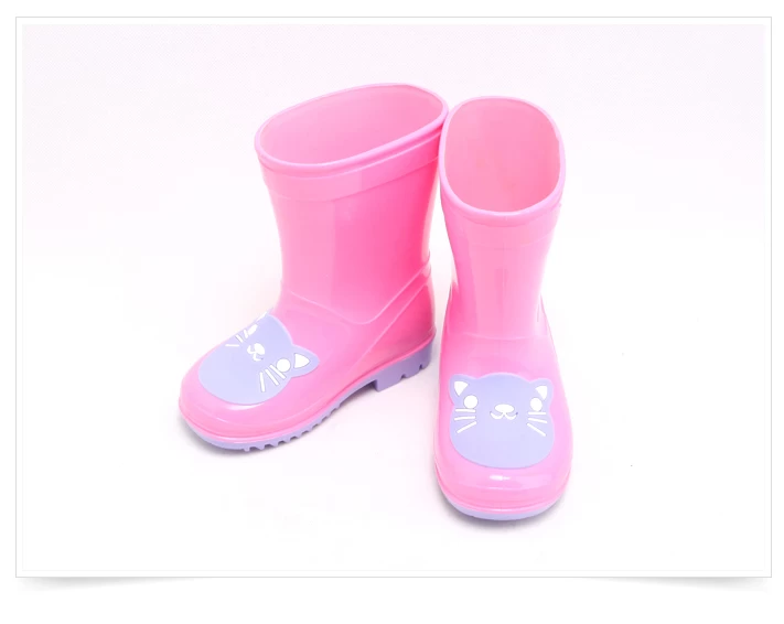 KRB-004 moda botas de chuva bonito para meninas