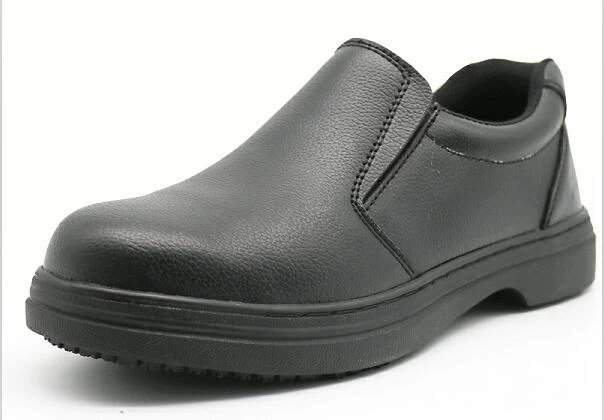 M018 Sapato de segurança executivo à prova de furos e sola de borracha antiderrapante a óleo