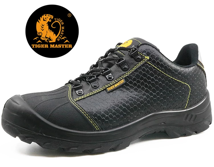 N0187 Baixa tornozelo de aço biqueira de segurança sapato de corrida sapatos de segurança de fábrica
