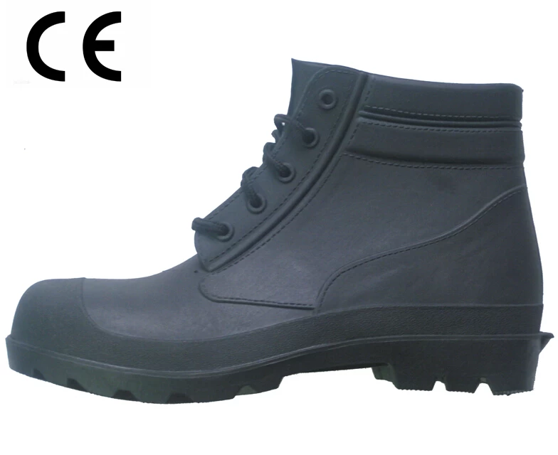 نمط جديد CE الكاحل القياسية الأحذية البلاستيكية المطر