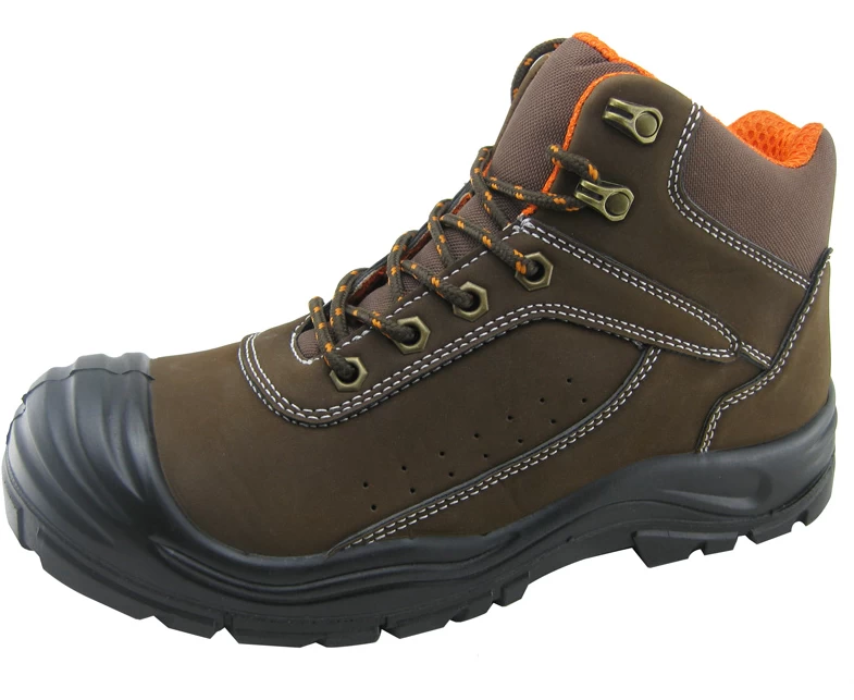New style PU nubuck leather pu injection work safety shoes