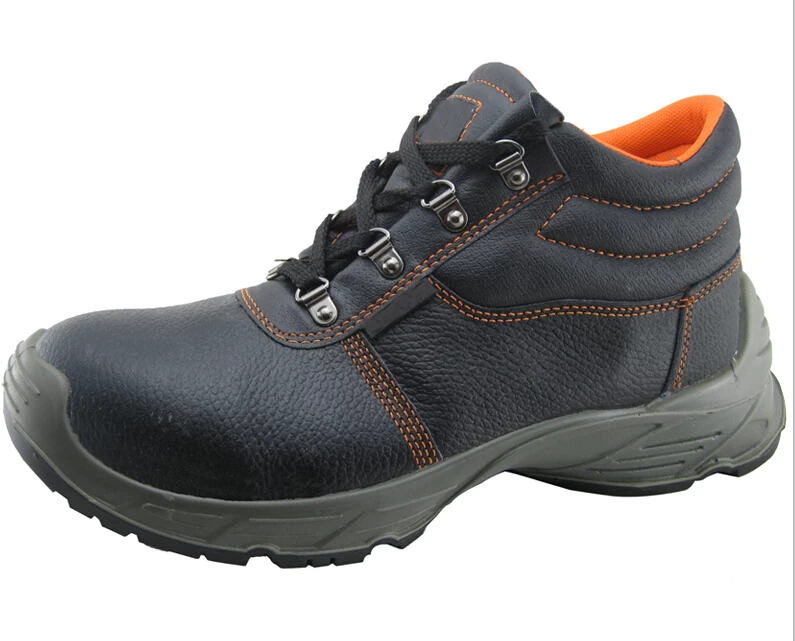 PU injection buffalo leather industrial safety shoes manufacturer
