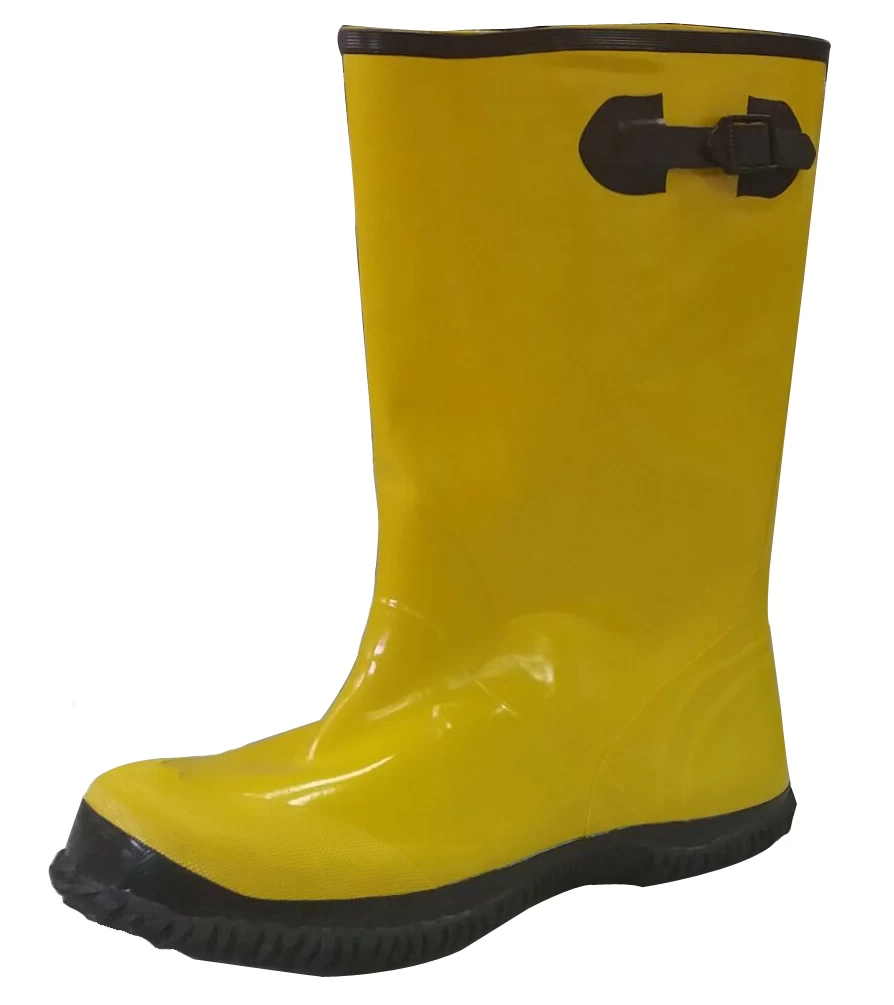 R019 USA style rubber overshoes, yellow slush rubber boots