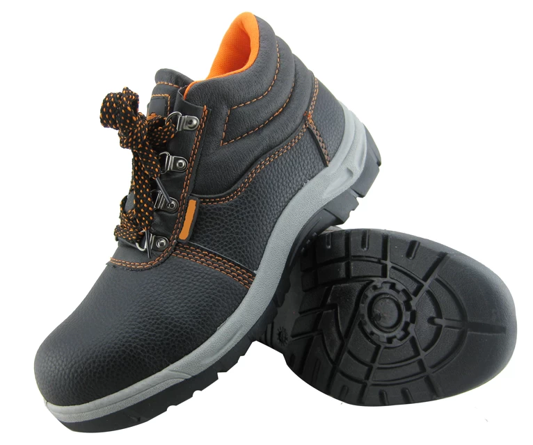 RocklanderスタイルPU人工皮革PVCの安全靴