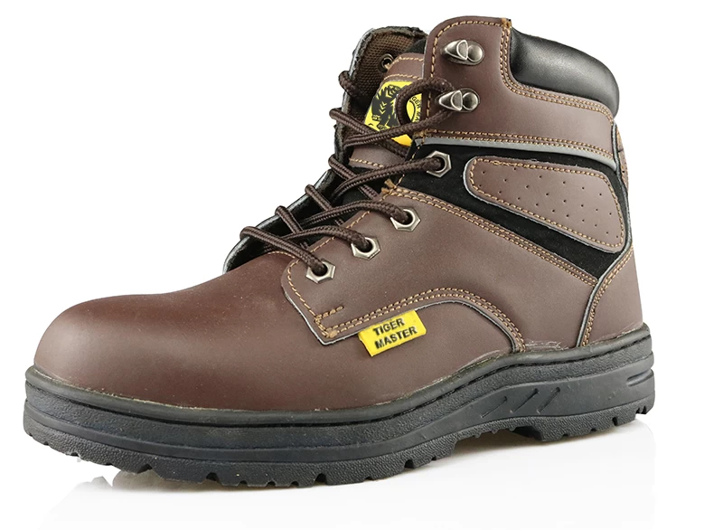 SD101 high ankle steel toe leather safety boots