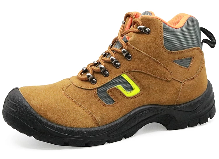 SD3063 cheap suede leather indoor working safety shoes steel toe cap