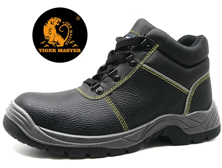 SD5050作業用の黒の耐油性スチールトーキャップ産業安全靴