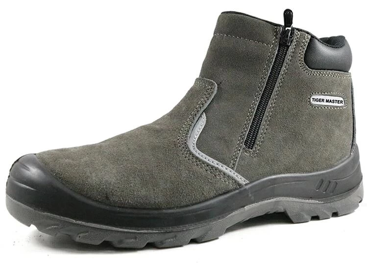 SJ0197G Китай CE стальной носок двухсторонняя молния нет кружева защитная обувь мужчины, работающие
