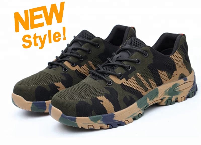 SP008 New style rubber sole army tactical waterproof hiking safety shoes