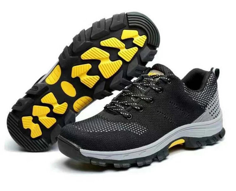 SP015 oil resistant durable rubber sole fashion sporty work shoe