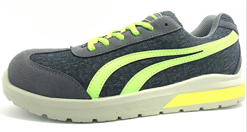 SU052 Zapatos de seguridad deportivos elegantes sin metal antideslizantes para hombres, punta compuesta