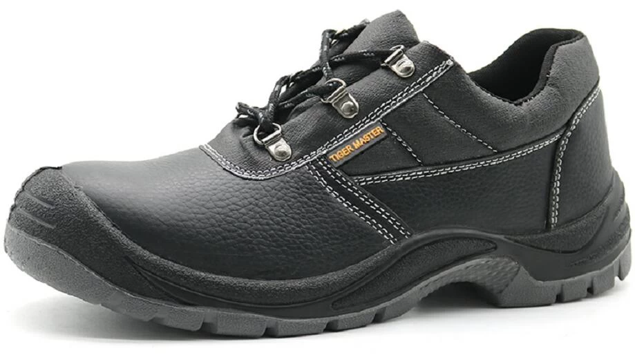 TM008L Slip and water resistant genuine leather puncture proof construction safety shoes steel toe