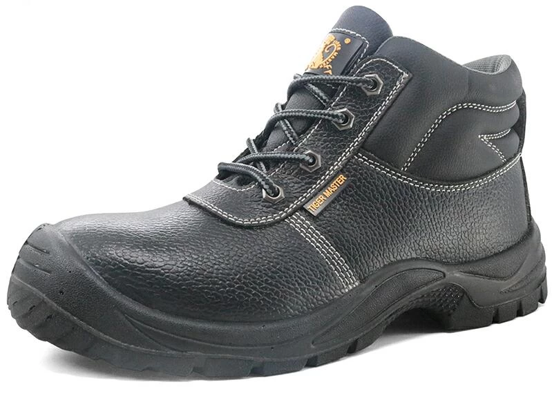TM009 Tiger master brand men steel toe leather safety shoes for work