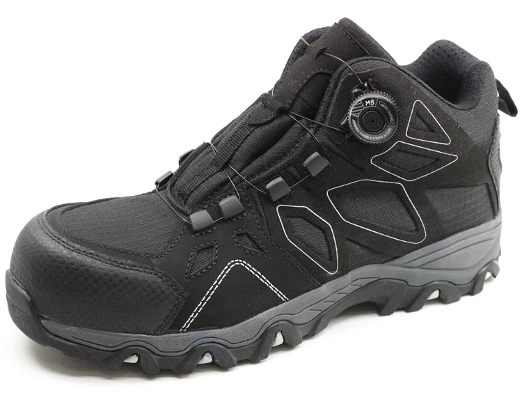 TMC034 Cemented metal free composite toe fast loosen safety work shoes