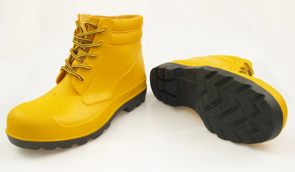 YBA ankle pvc safety boots with CE certificate