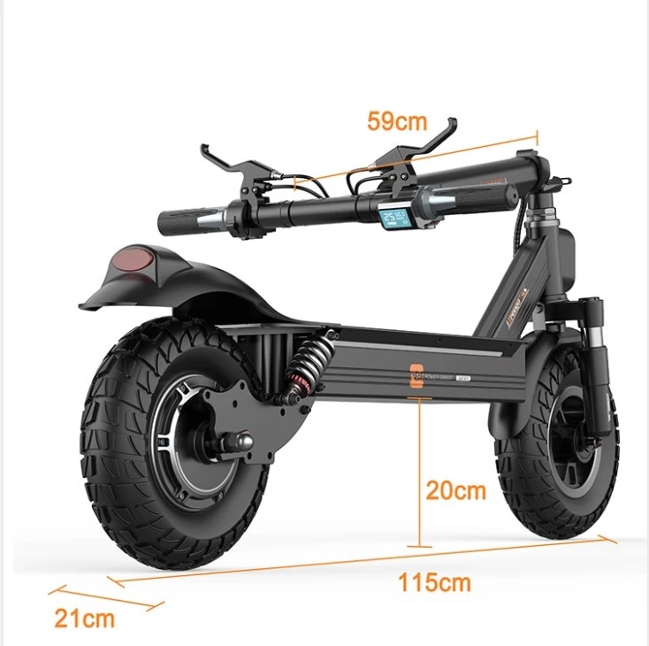 China 2020 10 inch cheap price dual  brakes dual suspension 48V 10AH electric scooter manufacturer