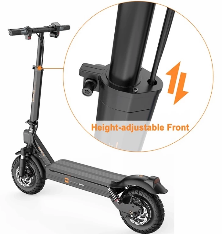 Chine 2020 10 pouces pas cher prix double freins double suspension scooter électrique 48V 10AH fabricant