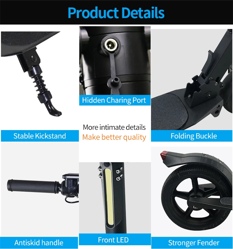 Китай Mini Adults Kids Gift 6.5-inch Super Light  Foldable Electric Kick Scooter производителя