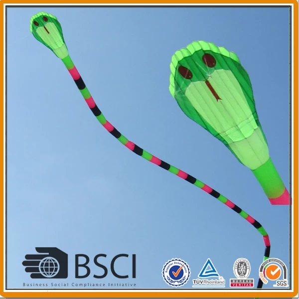 40m dual line large inflatable snake kite for sale