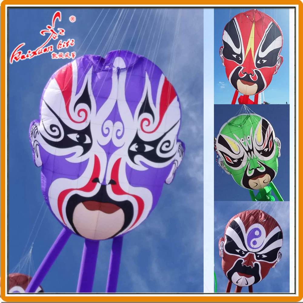 Beijing Opera facial mask soft inflatable show kite