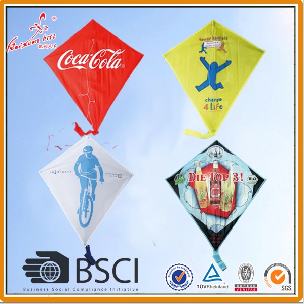 Custom made diamond kite with your logo for promotion