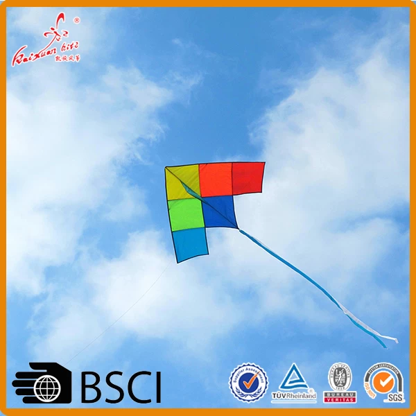 Huge Rainbow delta kite for kids and adults from weifang kite factory