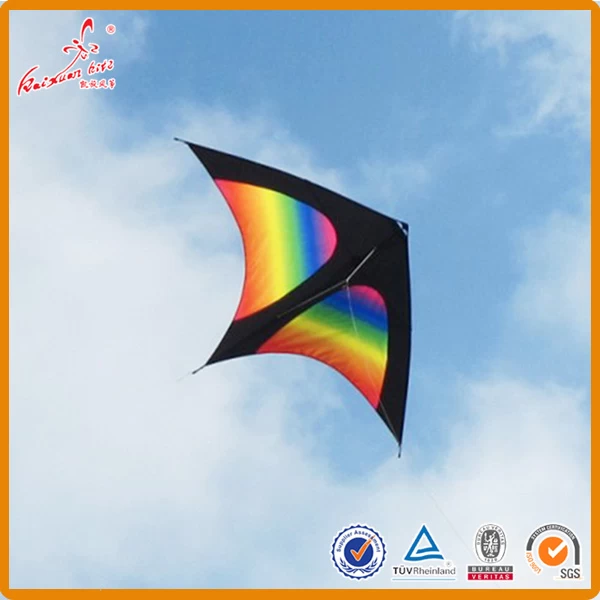 Promotional gifts flying rainbow delta kite from the kite factory