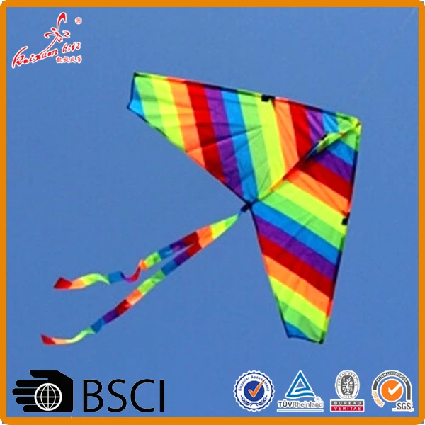 Hochwertiger Rainbow Delta Kite von Weifang kaixuan kite Hersteller
