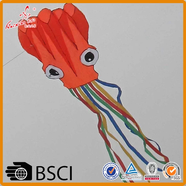 single line inflatable soft Outdoor Activity Toy kite Beach Octopus Kite