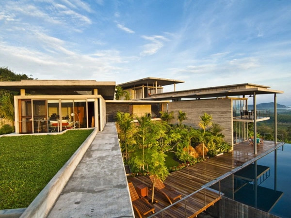 فيلا من 4 غرف نوم في تايلاند استيعاب المناظر الطبيعية الرائعة